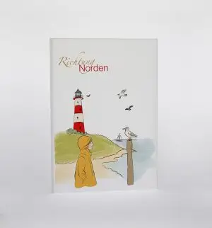 Postkarte Richtung Norden