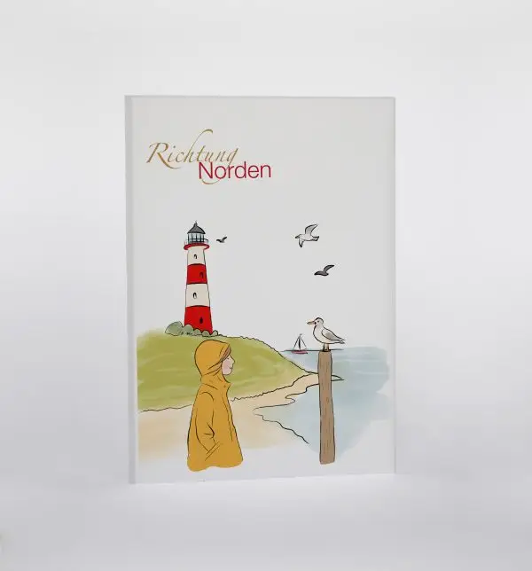 Postkarte A6 Richtung Norden