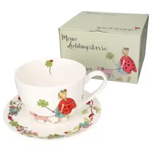 China Bone Tasse "Glücksbringer“