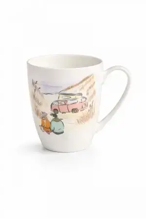 China Bone Becher "Camperglück"